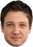 Jeremy Renner Face Mask Fancy Dress Cardboard Costume Mask