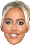 Jess Harding Face Mask – Reality TV Inspired Novelty Mask – Funny Fancy Dress Costume for Parties, Events & Photos – Adult Card Mask