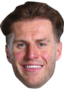 Joe Rodon Leeds United Face Mask – Leeds Football Player Celebrity Card Mask – Celebrity Mask for Stag Do, Hen Night, Fancy Dress & Costume Parties – Funny Adult Card Mask