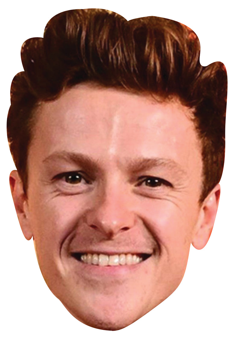 Jonny Weldon 2025 Celebrity Face Mask Fancy Dress Cardboard Costume Mask