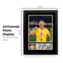 Jordan Pickford England Poster Print – Mexico vs England 2026 Match Commemorative Wall Art – Signature Style Goalkeeper Print – England Football Fan Gift