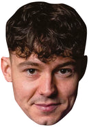 Jørgen Strand Larsen Crystal Palace Face Mask – Crystal Palace Football Player Celebrity Card Mask – Celebrity Mask for Stag Do, Hen Night, Fancy Dress & Costume Parties – Funny Adult Card Mask