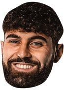 Joško Gvardiol Manchester City Face Mask – Football Player Celebrity Card Mask – Celebrity Mask for Stag Do, Hen Night, Fancy Dress & Costume Parties – Funny Adult Card Mask