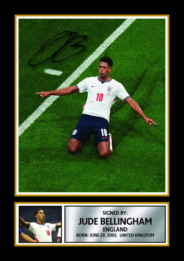 Jude Bellingham England 2026 Design 4 poster print