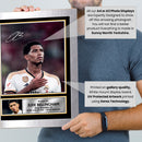 Jude Bellingham V1 Signed Autograph Poster Print – Real Madrid & England Football Star – Gift for Fans