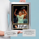 Jude Bellingham V2 Signed Autograph Poster Print – Real Madrid & England Football Star – Gift for Fans