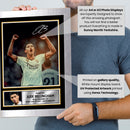 Jude Bellingham V2 Signed Autograph Poster Print – Real Madrid & England Football Star – Gift for Fans