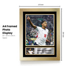 Jude Bellingham England Poster Print – Signature Style Football Wall Art – 2026 World Cup Inspired Print – England Football Fan Gift