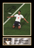 Jude Bellingham England Poster Print – England Signature Style Football Wall Art – Goal Celebration Print – 2026 World Cup Inspired Print – England Football Fan Gift