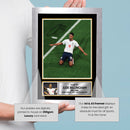 Jude Bellingham England Poster Print – England Signature Style Football Wall Art – Goal Celebration Print – 2026 World Cup Inspired Print – England Football Fan Gift