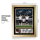 Jude Bellingham & Harry Kane England Poster Print – Mexico vs England 2026 Match Commemorative Wall Art – Dual Signature Style Print – England Football Fan Gift