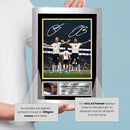 Jude Bellingham & Harry Kane England Poster Print – Mexico vs England 2026 Match Commemorative Wall Art – Dual Signature Style Print – England Football Fan Gift