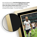 Jude Bellingham & Harry Kane England Poster Print – Mexico vs England 2026 Match Commemorative Wall Art – Dual Signature Style Football Print – England Football Fan Gift