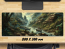 Extra Large Gaming Mouse Mat (800mm x 300mm) - Jungle