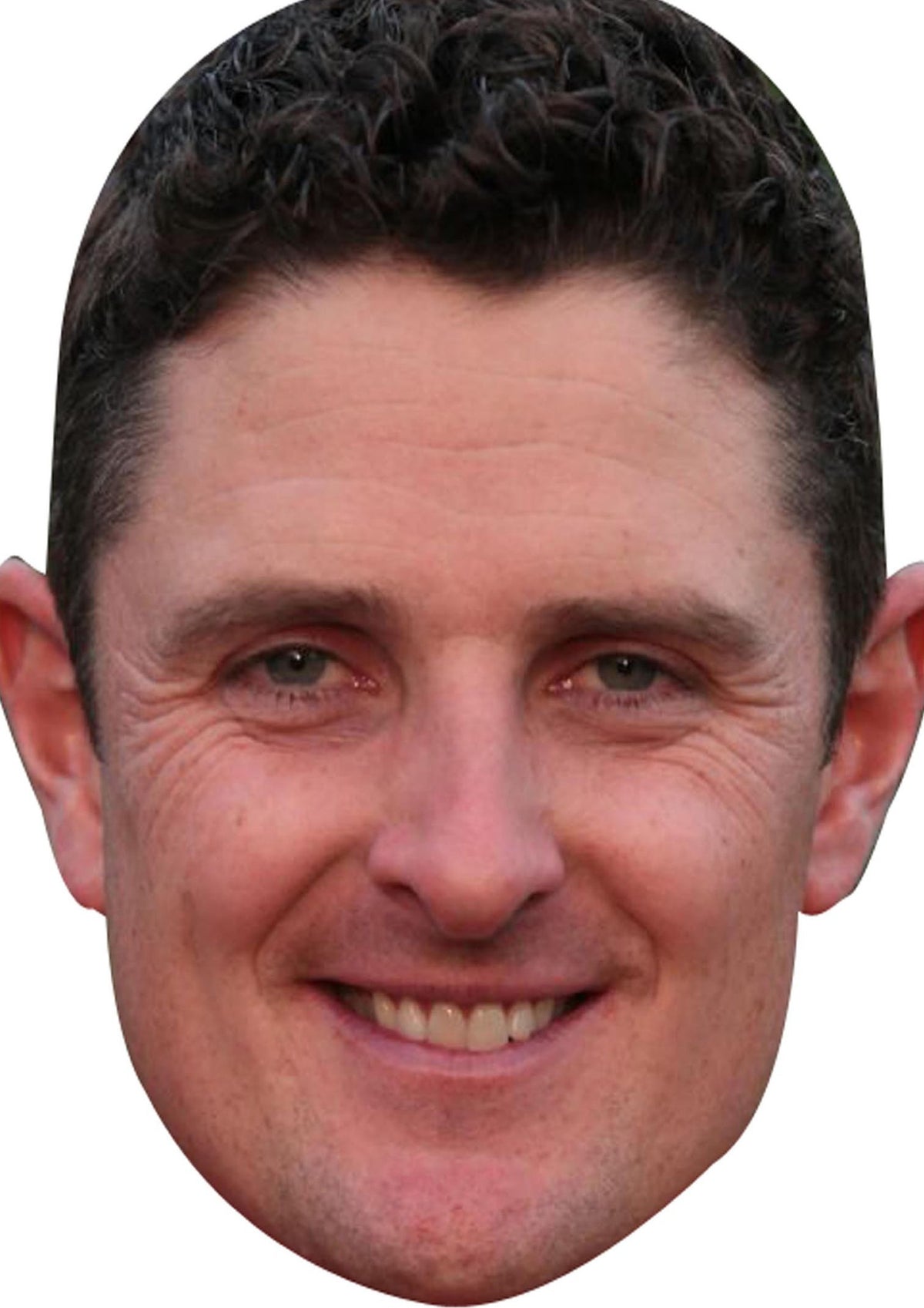 Justin Rose Face Mask – Fancy Dress Cardboard Costume Mask – Justin Rose face mask