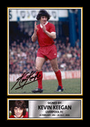 Kevin Keegan Liverpool FC Tribute Poster Print – Legendary Football Icon Signature Style Memorial Wall Art – Reds Football Fan Gift