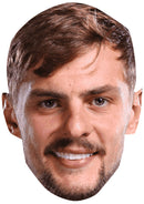 Kiernan Dewsbury-Hall Everton Face Mask – Everton Football Player Celebrity Card Mask – Celebrity Mask for Stag Do, Hen Night, Fancy Dress & Costume Parties – Funny Adult Card Mask