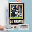Kyle Steyn Printed Autograph Poster – Scotland Rugby Union Star Wall Art – Scottish Rugby Player Memorabilia Poster Print