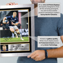 Kyle Steyn Printed Autograph Poster – Scotland Rugby Union Star Wall Art – Scottish Rugby Player Memorabilia Poster Print