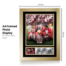 Liverpool F.C. Premier League Winners 2025 Signed Autographed Portrait Poster Print – Andy Robertson & Trent Alexander-Arnold – Trophy Celebration Memorabilia