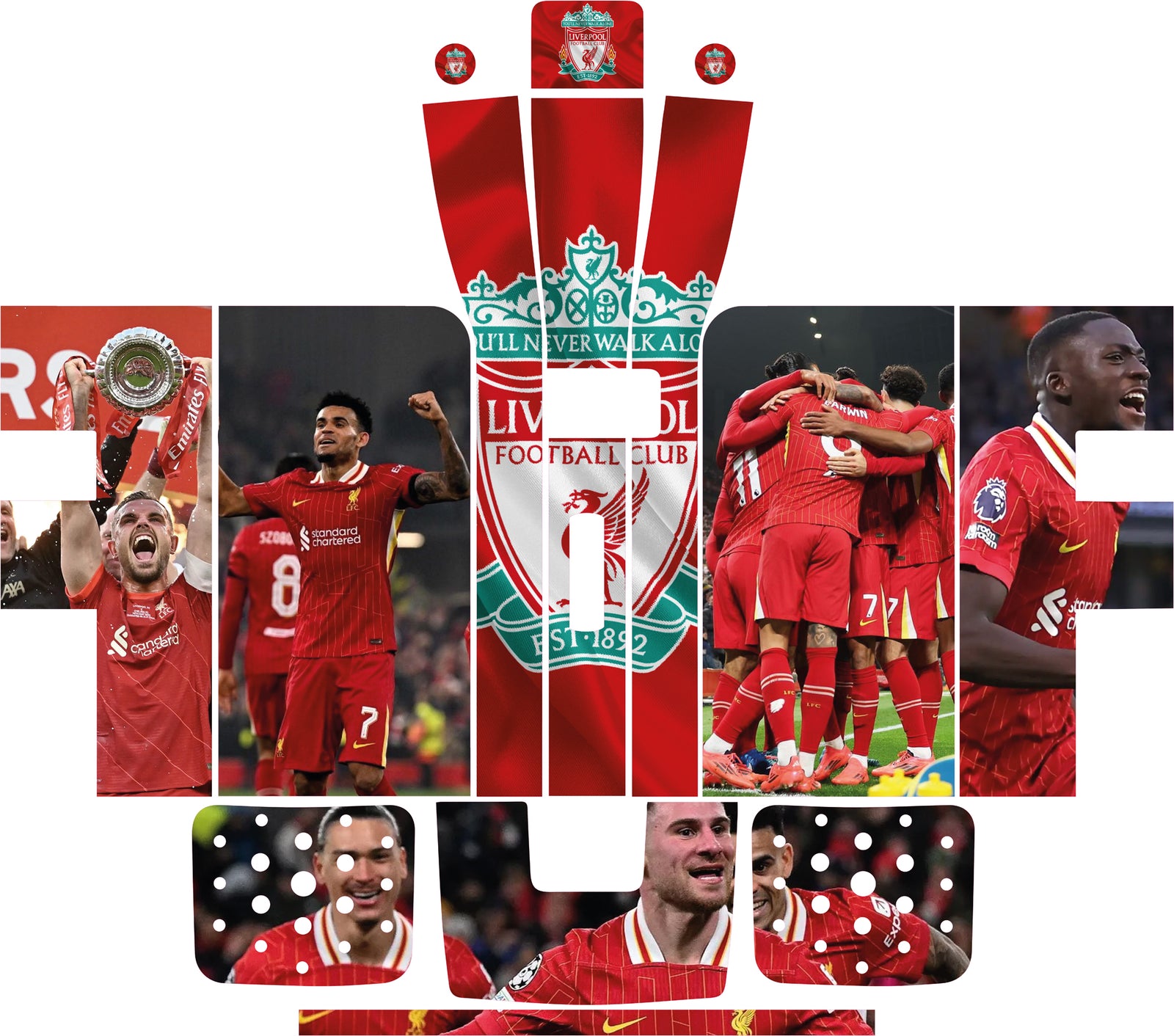 Lfc Cut File Perfect Draft Maxi Skin - Liverpool FC 2 - Sticker - Vinyl Sticker