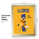Hugo Lloris Signed Poster Print – France National Team Goalkeeper Tribute Wall Art with Signature & Jersey Number 1 – Captain Memorabilia for Football Fans & Collectors