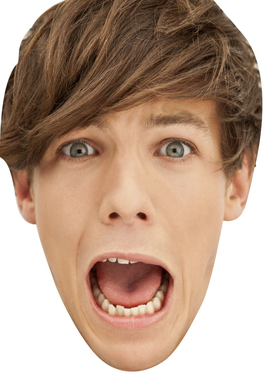 Louis Tomlinson 1 Direction 1 Celebrity Face Mask Fancy Dress Cardboard Costume Mask – Louis Tomlinson 1 Direction 1 face mask