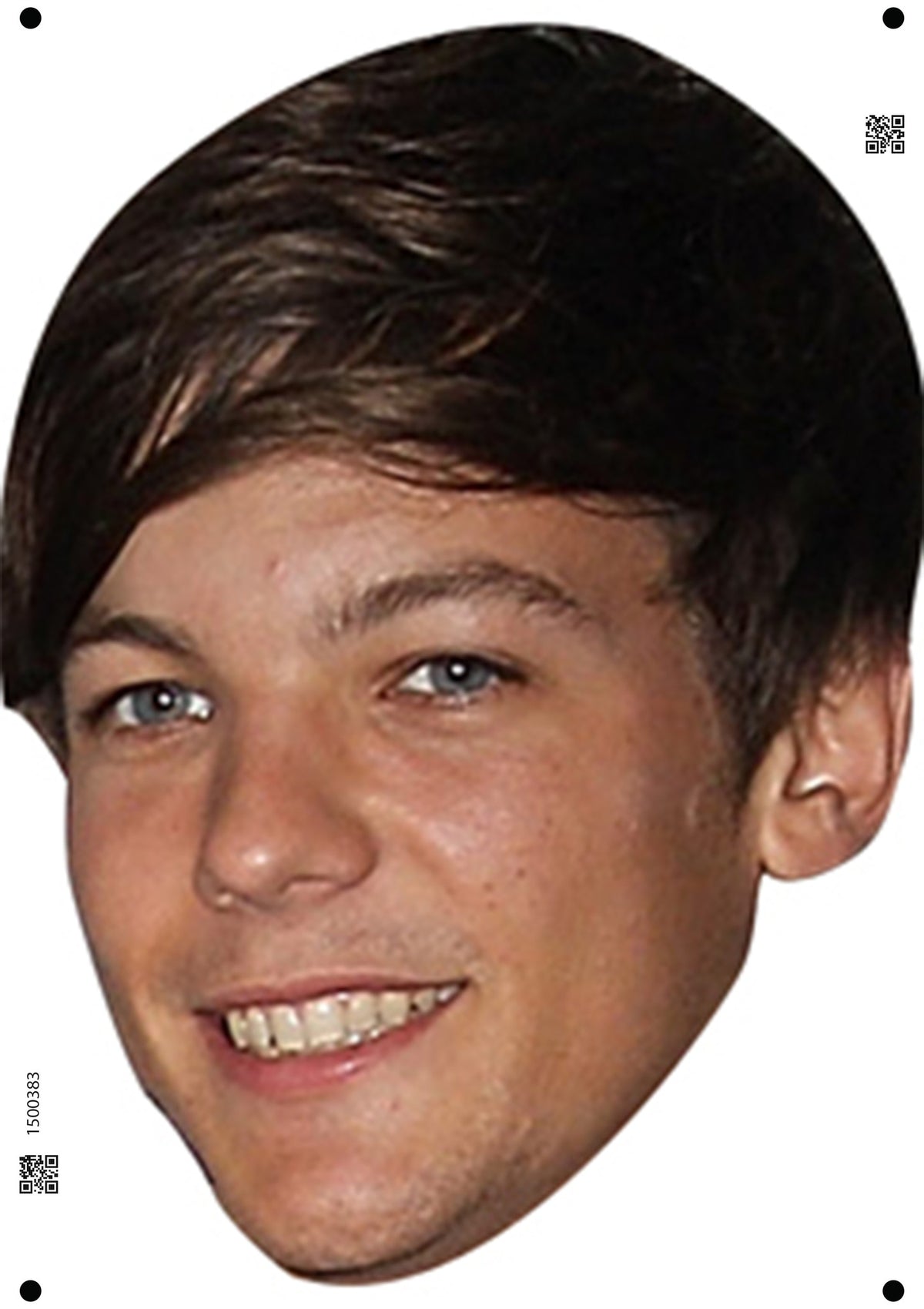 Louis Tomlinson 2 Face Mask – Fancy Dress Cardboard Costume Mask – Louis Tomlinson 2 face mask
