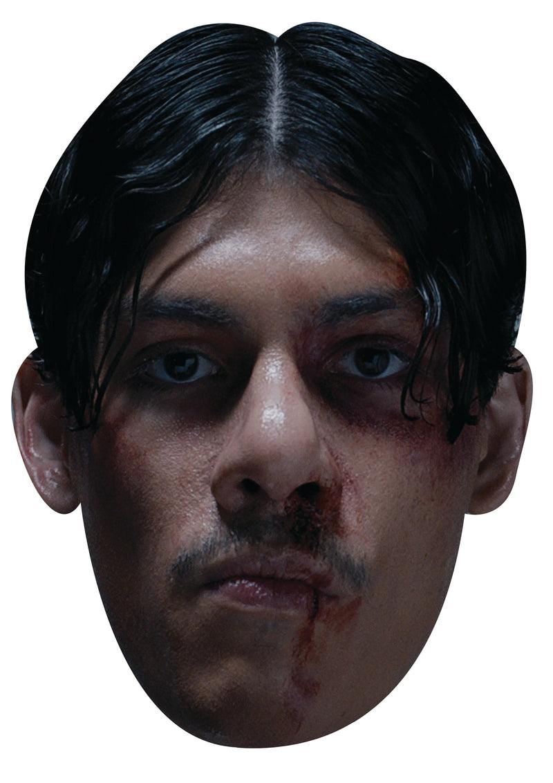 Lucius Hoyos - Young GOMEZ ADDAMS -  Wednesday Celebrity Face Mask Fancy Dress Cardboard Costume Mask