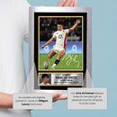 Marcus Smith England Rugby Printed Autograph Poster – Signed Style Wall Art Print – England Rugby Union Fly Half Gift – Sports Fan Decor
