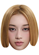 Megan (KATSEYE) Celebrity Face Mask – K-Pop Idol Face Mask – Korean Music Star – Funny Mask for Stag Do, Hen Night, Concerts, TV Events, Fancy Dress & Costume Parties, Ready to Wear