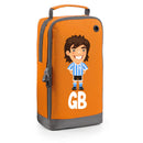 Football Boot Bags for Boys with Free Kit and Initials – Durable and Personalized Sports Bag - Mens Bhrunette Stripes