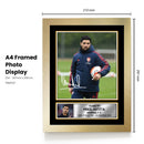 Mikel Arteta Arsenal Signed Poster Print – Arsenal FC Manager Wall Art – Mikel Arteta Signature Style Football Poster – Soccer Fan Gift Decor