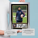 Mikel Arteta Arsenal Signed Poster Print – Arsenal FC Manager Wall Art – Mikel Arteta Signature Style Football Poster – Soccer Fan Gift Decor