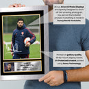 Mikel Arteta Arsenal Signed Poster Print – Arsenal FC Manager Wall Art – Mikel Arteta Signature Style Football Poster – Soccer Fan Gift Decor