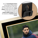 Mikel Arteta Arsenal Signed Poster Print – Arsenal FC Manager Wall Art – Mikel Arteta Signature Style Football Poster – Soccer Fan Gift Decor