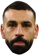Mohamed Salah Liverpool 2026 Face Mask – Football Player Celebrity Card Mask – Celebrity Mask for Stag Do, Hen Night, Fancy Dress & Costume Parties – Funny Adult Card Mask