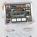 Northampton Saints Gallagher Premiership Champions 2026 Poster Print – Rugby Union Champions Collage – Signed Style Collectible Wall Art – Henry Pollock Tommy Freeman Fin Smith – Rugby Fan Gift