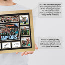 Northampton Saints Gallagher Premiership Champions 2026 Poster Print – Rugby Union Champions Collage – Signed Style Collectible Wall Art – Henry Pollock Tommy Freeman Fin Smith – Rugby Fan Gift