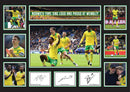 Norwich City FC Team 2026 Poster Print – Canaries Football Club Wall Art Featuring Mohamed Touré, Kenny McLean & Paris Maghoma – Norwich Supporters Memorabilia Gift