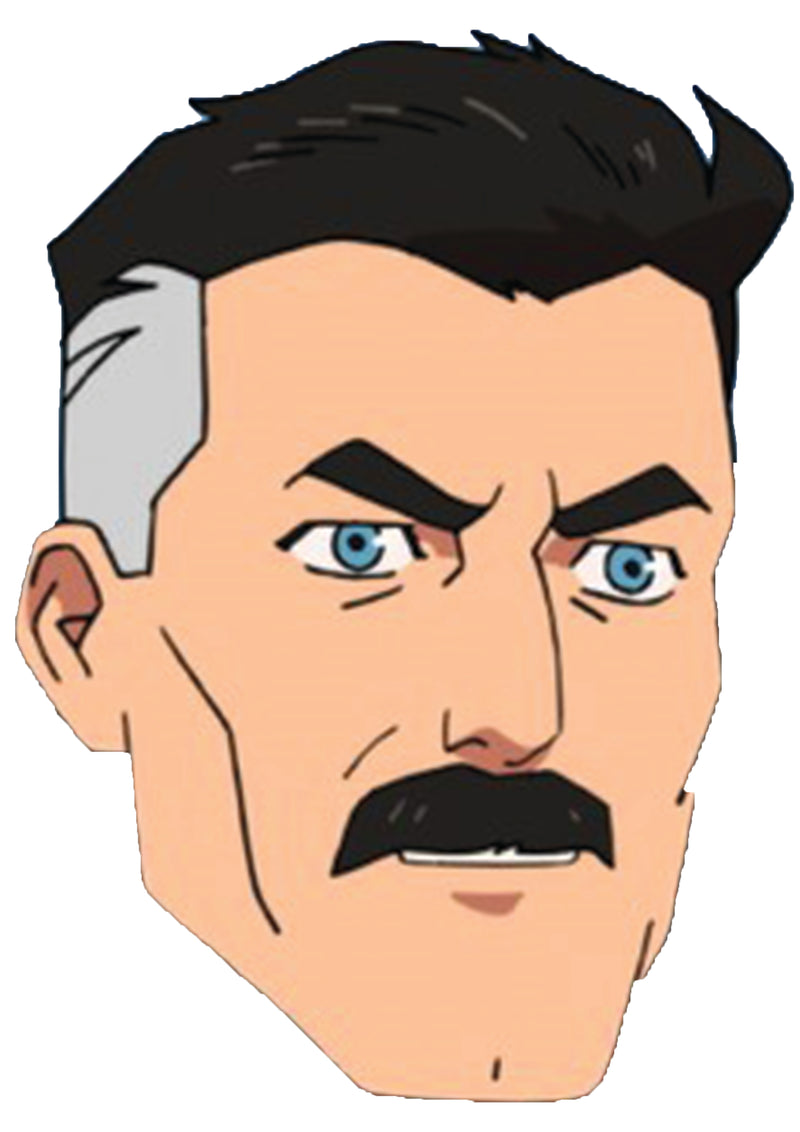 Omni Man - Invincible Celebrity Face Mask Fancy Dress Cardboard Costume Mask