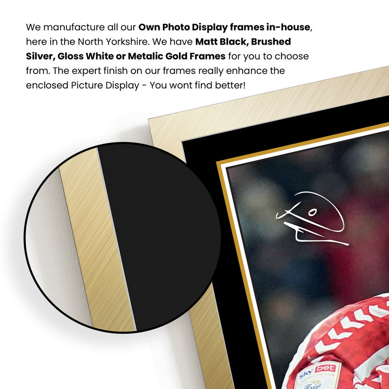 Patrick Roberts Signed Autograph Poster Print – Middlesbrough FC Star – Football Gift for Fans & Collectors