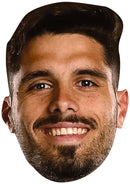 Pedro Neto Chelsea Face Mask – Chelsea Football Player Celebrity Card Mask – Celebrity Mask for Stag Do, Hen Night, Fancy Dress & Costume Parties – Funny Adult Card Mask
