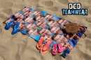 Personalised Custom Face Male Beach Towel