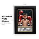 Personalised Boxing Printed Display - Custom Image and Date of Birth - Unique Personalised Gift