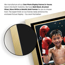 Personalised Boxing Printed Display - Custom Image and Date of Birth - Unique Personalised Gift