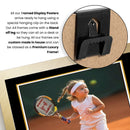 Personalised Tennis Printed Display - Custom Image and Date of Birth - Unique Personalised Gift