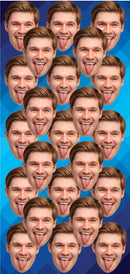 Personalised Custom Face Male Beach Towel