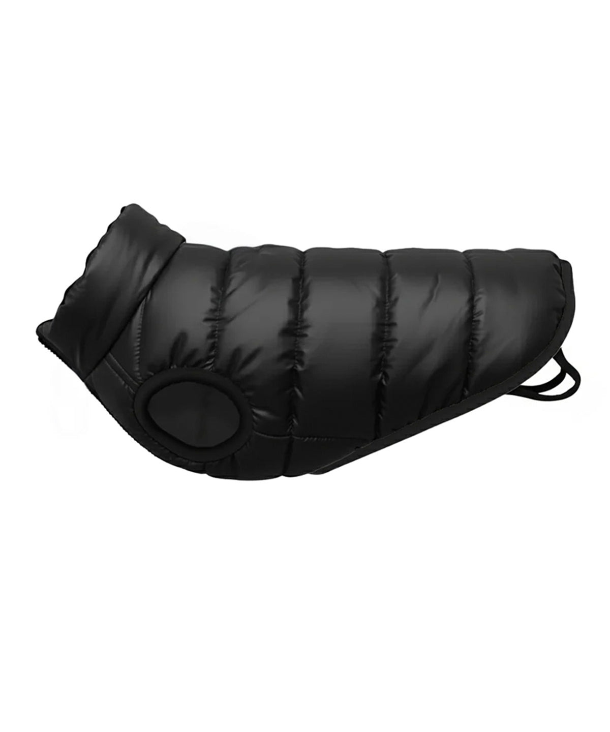 Personalised dog puffer jacket plain product shot on white background