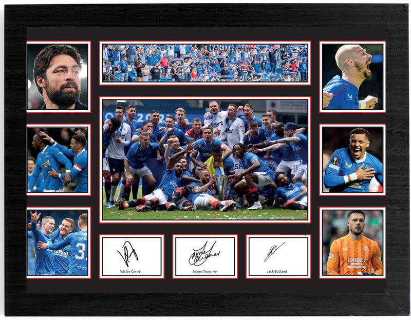 Rangers FC Poster Print – Official Inspired Wall Art for Fans – Match Day Display, Birthday Gift, Man Cave or Office Décor